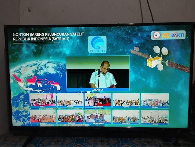 Nonton Peluncuran SATRIA 1 Bersama 11 Stasiun Bumi