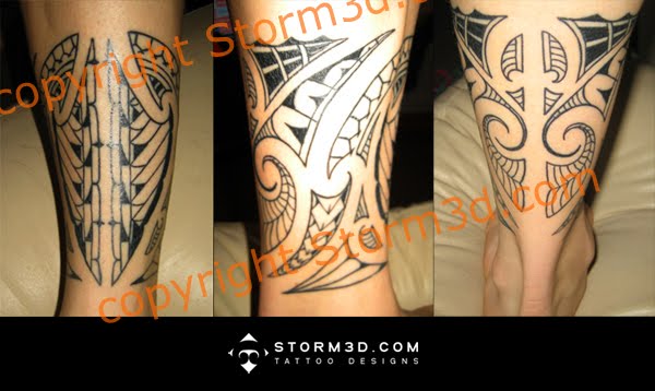  leg band tattoo tribal maori style designs