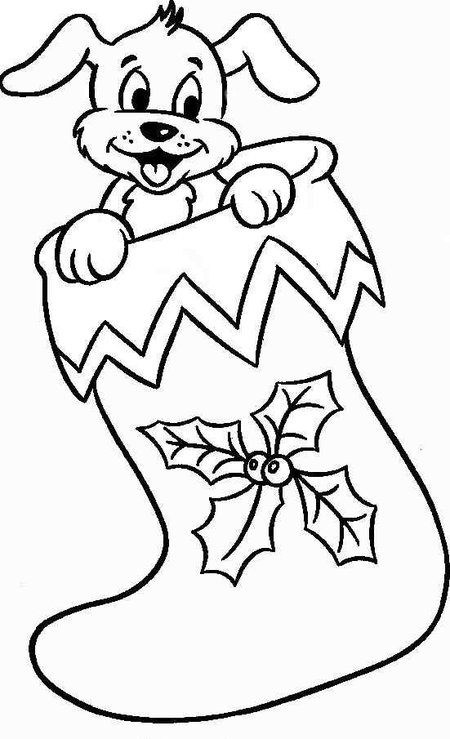  Christmas  Puppies Coloring  Pages  for Kids Disney 