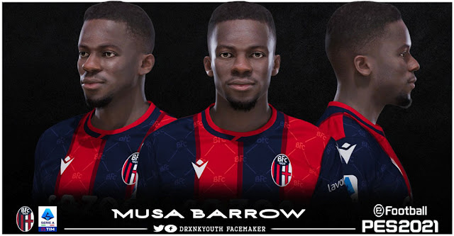 Musa Barrow Face For PES 2021