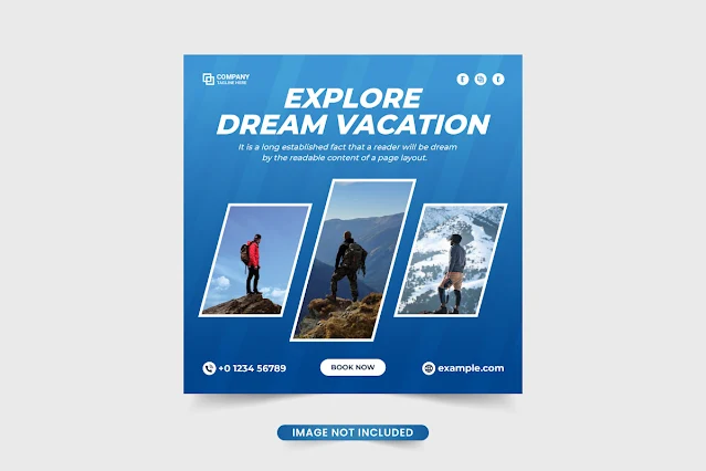 Hiking and Touring Agency Template free download