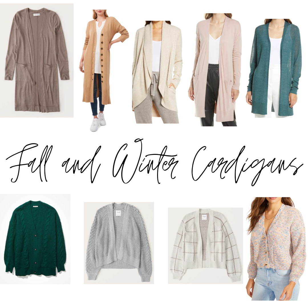 Fall and Winter Cardigans