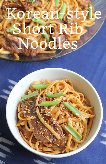 Food Lust People Love: Flavorful and more-ish, these Korean-style Short Rib Noodles are delicious the first day and even better as leftovers. If you are so fortunate!