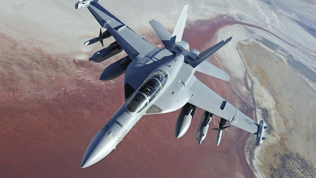 Boeing EA-18G Growler Fighter HD Wallpaper