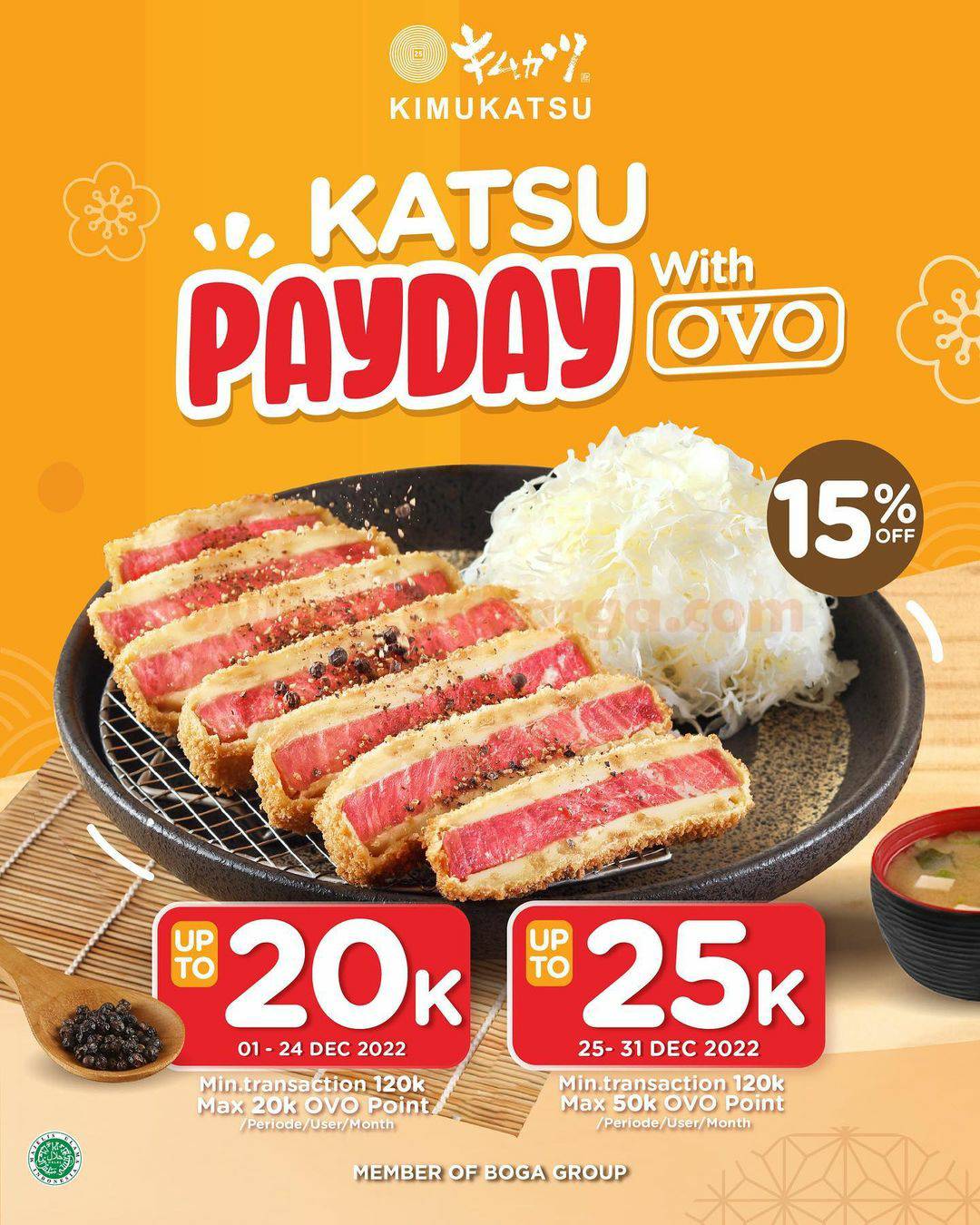 PROMO KIMUKATSU PAYDAY OVO – DISKON hingga Rp. 25.000