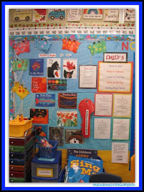 Kindergarten Focus Wall (Classroom Decor RoundUP at RainbowsWithinReach)