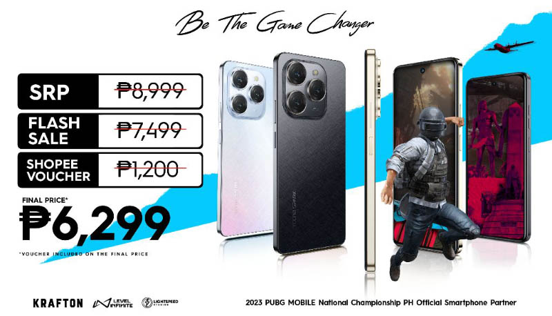 Deal: TECNO SPARK 20 Pro w/ Helio G99, 120Hz LCD is down to PHP 6,299 in Shopee!