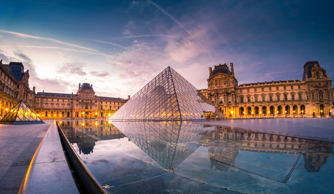 Louvre art Museum, France