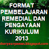 Format Pembelajaran Remedial dan Pengayaan K13 Tahun 2019