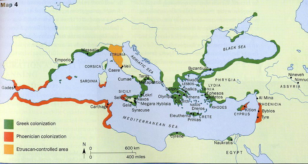 Yunanlıların kolonizasyon hareketleri