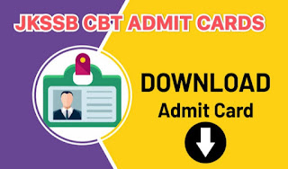 JKSSB,CBT computer based test,Jkssb Admit Card,