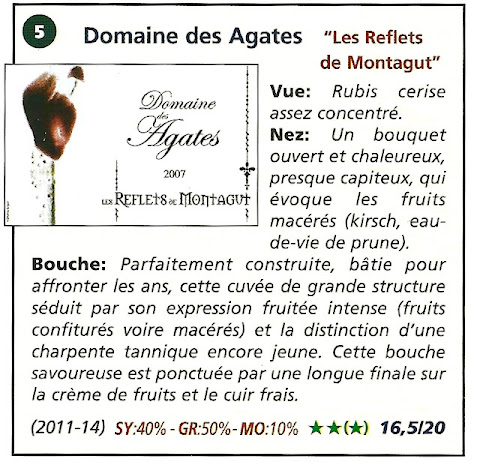 Domaine des Agates - les reflets de Montagut 2007 