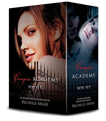 This is the first three books in the Vampire Academy Series