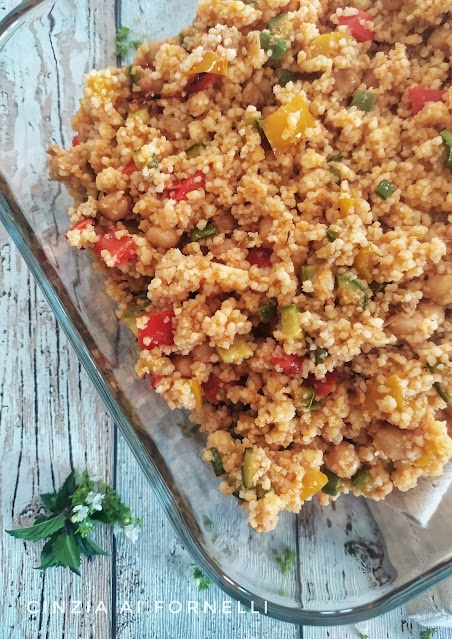 Cous cous con verdure e ceci