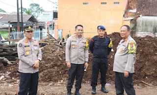 Kapolda Jabar Tinjau Langsung Recovery Pasca Terjadinya Gempa Di Cianjur