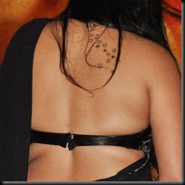 Namitha was spotted with tattoo hot photos