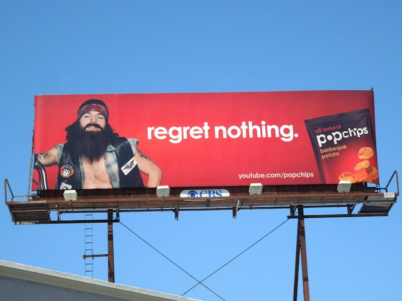 Regret Nothing Popchips billboard