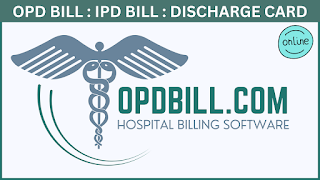 OPD BIll Online Site to Manage OPD Billing IPD Billing and Discharge Card for consulting doctors clinics and Mini Hospitals  HMS