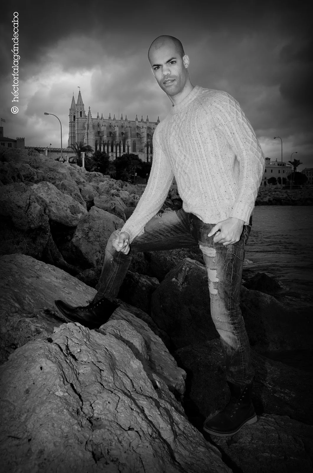 Fotografía Modelos Mallorca. Cleber: Desafiando el Invierno. Héctor Falagán De Cabo | hfilms & photography. Mallorca, Islas Baleares, España.