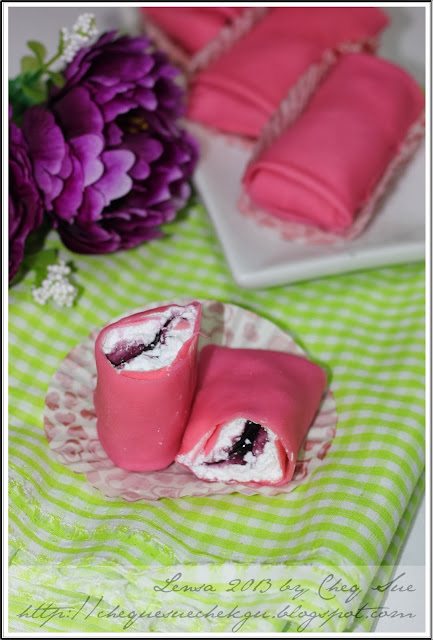 Cerita tentang SEGALA: Blueberry Crepe (Resepi Tepung 