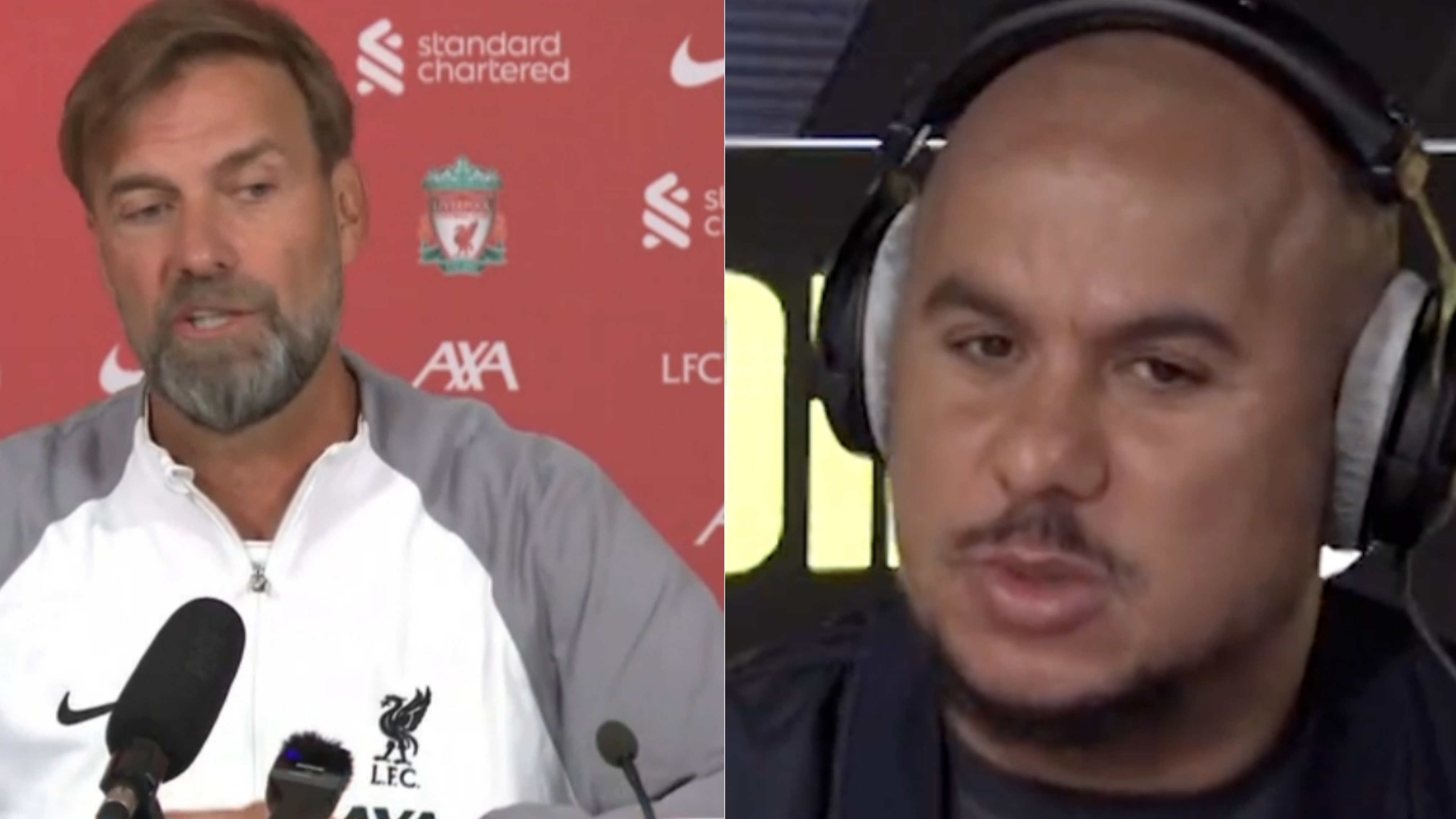 Jurgen Klopp response to Agbonlahor's comments about Man United.