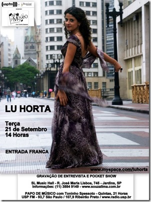 LU HORTA - Papo de Músico - 21-9-2010