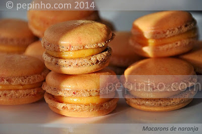 Macarons de naranja