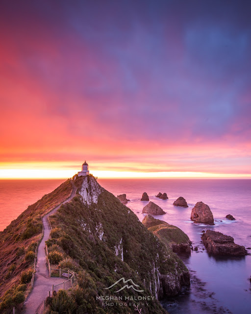 Nugget Point Fiery Sunrise