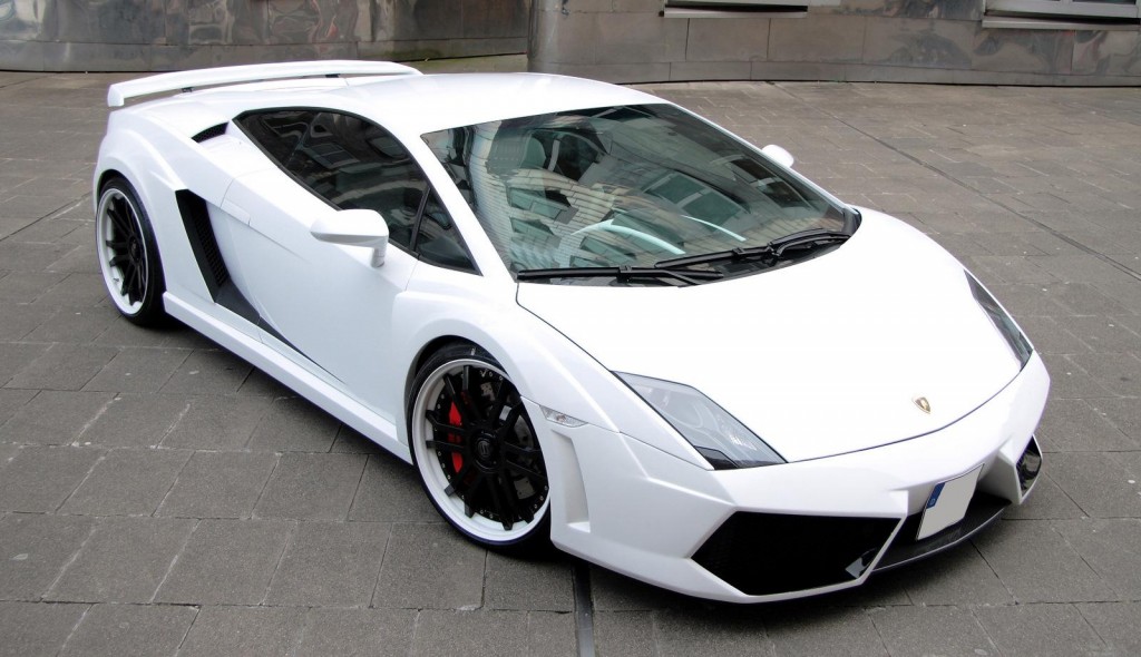 Tuning Lamborghini Gallardo White Edition