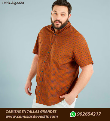 Camisas en tallas grandes en Huánuco