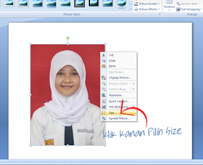 Cara Mengatur Ukuran Foto 3x4, 4x6, dan 2x3 di Ms Word 