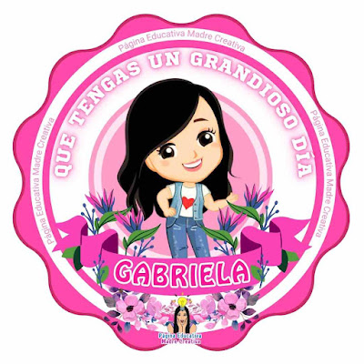 PIN Nombre GABRIELA Que tengas un grandioso día SOLAPIN