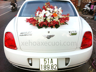 thuê xe hoa cao cấp Bentley