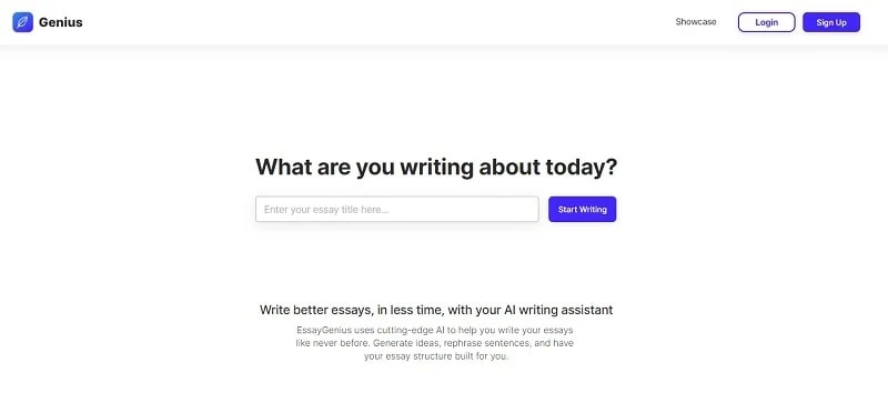 EssayGenius AI Essay Writer