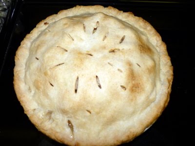 apple pie filling. Here is a simple apple pie