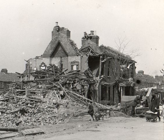 19 April 1941 worldwartwo.filminspector.com East Ham London Blitz damage