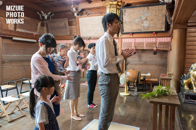 椿原神社お宮参り