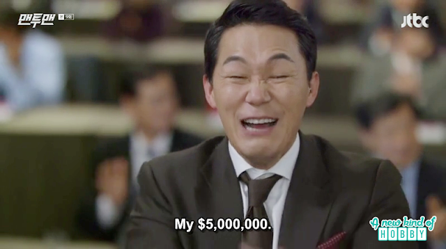 woon gwang at the auction - Man To Man: Episode 9 korean drama