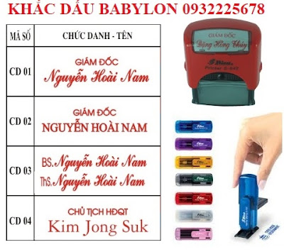 Làm mộc tên tại Quận 4