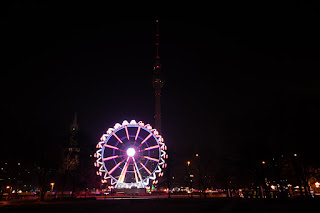 Berlin Alexanderplatz Citylights Nachtfotografie Olaf Kerber