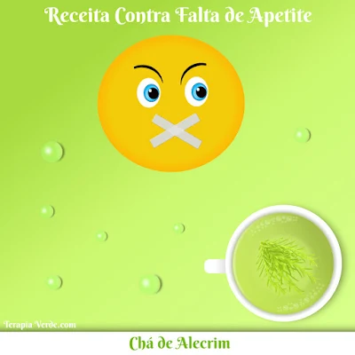 Receita Contra Falta de Apetite: Chá de Alecrim