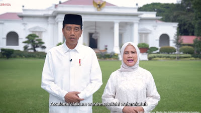 Ucapkan Selamat Idul Fitri, Jokowi: Rajut Kembali Persaudaraan