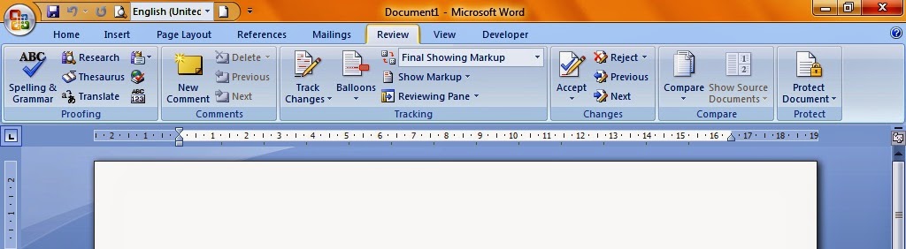 7 Cara Mengaktifkan Menu Microsoft Word 2007