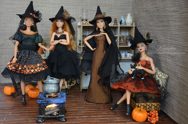 Halloween Barbie dresses