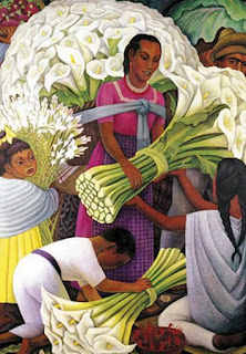 Campesinas Flores Diego Rivera