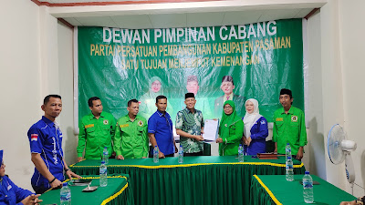 Giliran DPC PKB Pasaman Disambangi Sabar AS untuk Mendaftar Menjadi Cawabup.