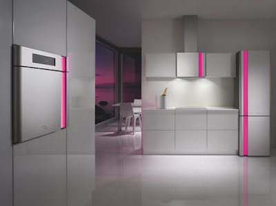 KRashid ambient Hot Pink night The Touch of Light, Futuristic Appliances for Kitchen by Karim Rashid