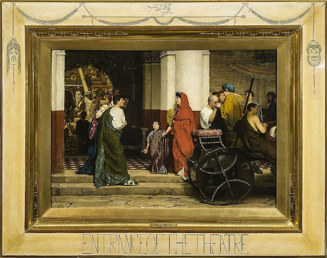 The Entrance to a Roman Theatre (1866) - By Lawrence Alma-Tadema