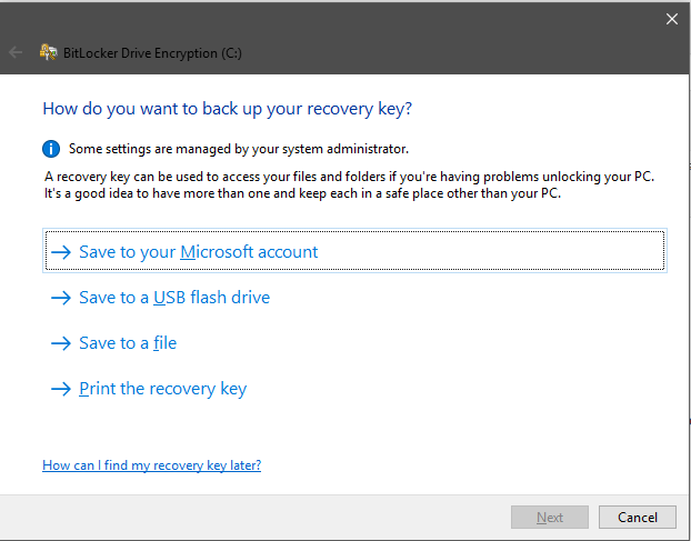 Cara menggunakan Bitlocker Encryption di Windows 10