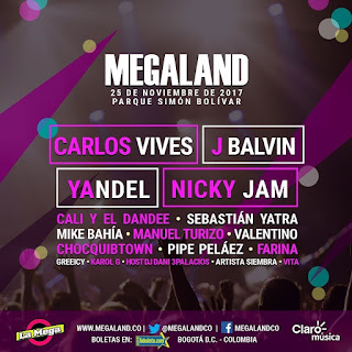 Cartel MEGALAND 2017 